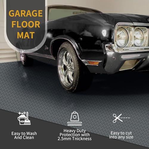 2Rolls 4x6.5FT Garage Floor Mat