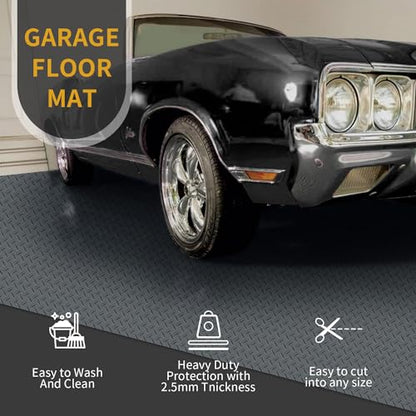 2Rolls 4x6.5FT Garage Floor Mat