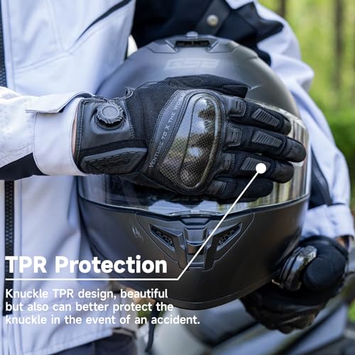 High Protection Motorcycle Gloves for Men
