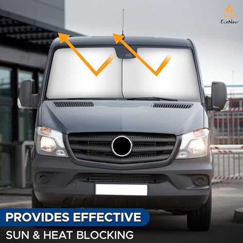 2 Piece Foldable Truck Window Sun Shade (2 Count)