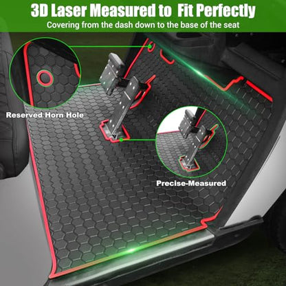 EZGO TXT Golf Cart Full Coverage Floor Liner Mat