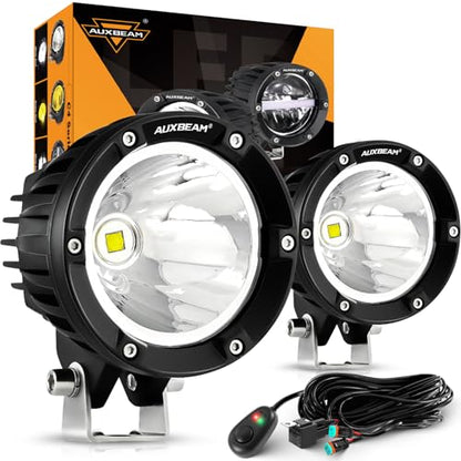C4 Series 4" 72W Round LED Spot Light Pods Offroad Lights 2