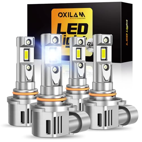 Upgraded 9005 9006 LED Light Bulb Combo (4 Count)