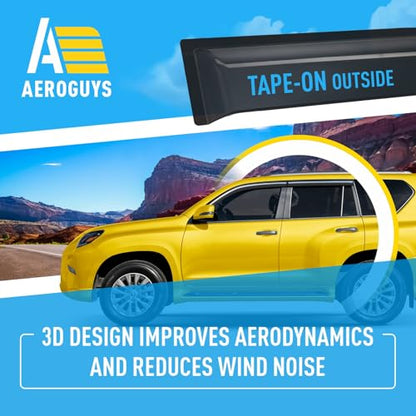 Extra Durable Window Deflectors Tape (4 Count)