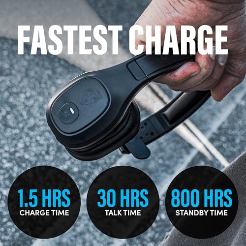 Storm Black Wireless Trucker Bluetooth Headset with Mic