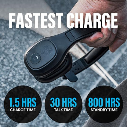 Storm Black Wireless Trucker Bluetooth Headset with Mic