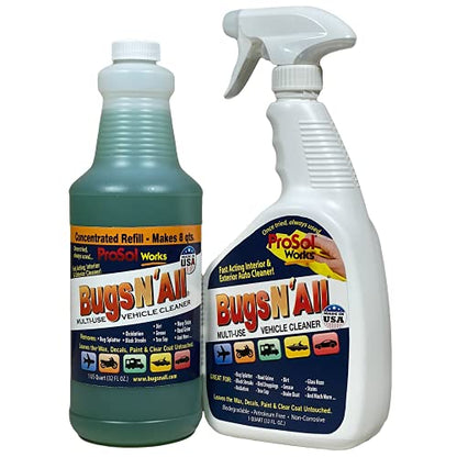 Bugs N’ All Multipurpose Car Cleaner & Degreaser (32 Fl Oz)
