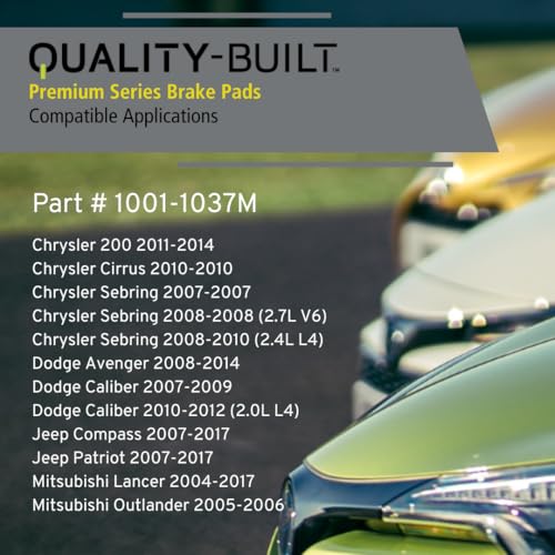 Rear Semi Metallic Brake Pads