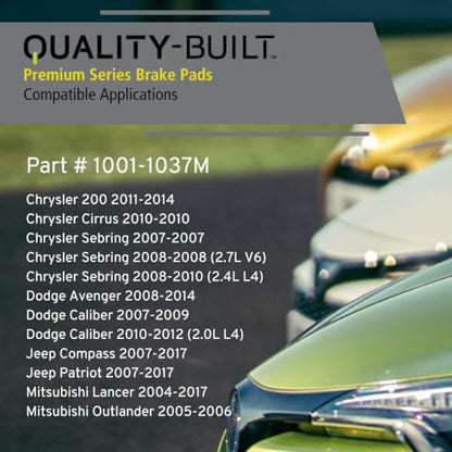 Rear Semi Metallic Brake Pads