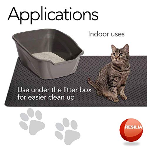 Garage Mat Prevents Stains Decorative Embossed Diamond Plate Pattern Black (12 Sq Ft)