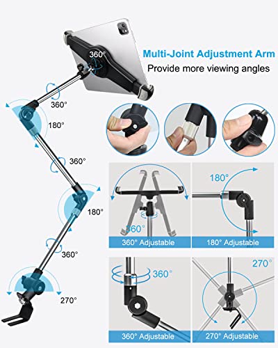 Car Truck Seat Rail Large Tablet Mount