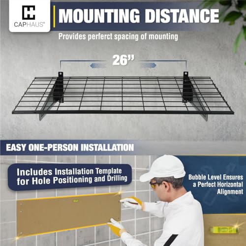 Garage Shelving Wall Mounted 36x18 Inch