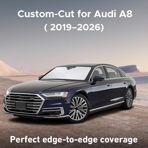 Windshield Sunshade Compatible for Audi A8 Model 2019