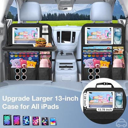 Car Backseat Organizer with Table Tray (2 Count)