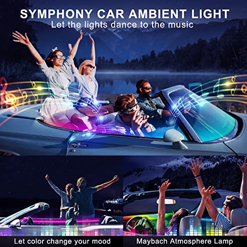 Dreamcolor Acrylic Interior Car LED Strip Light with Wireless APP