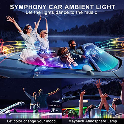 Dreamcolor Acrylic Interior Car LED Strip Light with Wireless APP