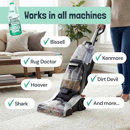 Carpet Cleaner Shampoo Solution for Machines (32 Fl Oz)