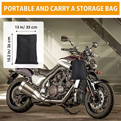 Motorcycle Cover All Season Universal Weather Waterproof Motorbike Cover with Lock
