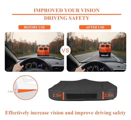 Memory Foam Car Seat Cushion for Driving Comfort and Office Use