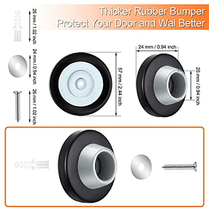 Door Stopper Wall Bumper Flush Mount Protector