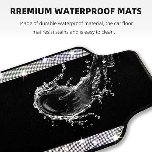Multicolor Bling Car Floor Mats Full Set
