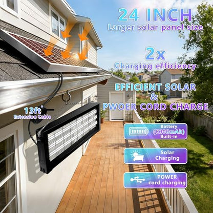 Large Solar Bug Zapper for Outdoor