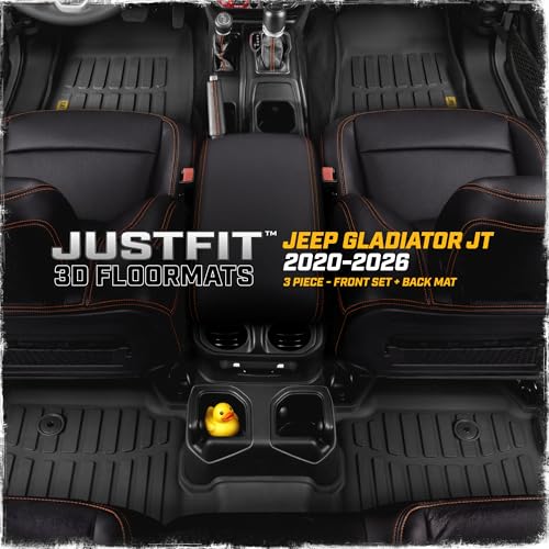 JustFit™ 3D Floor Mats for Jeep Gladiator