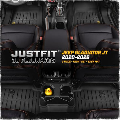 JustFit™ 3D Floor Mats for Jeep Gladiator