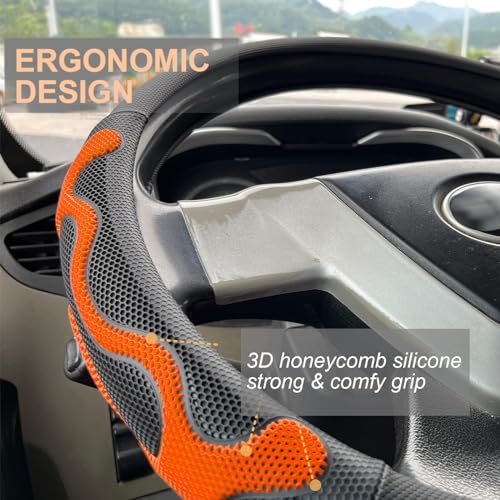XL Comfy Grip Steering Wheel Cover for Semi Truck 18 Inch