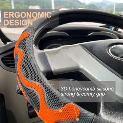 XL Comfy Grip Steering Wheel Cover for Semi Truck 18 Inch