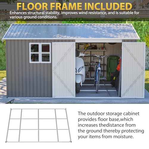 12x10 FT Outdoor Storage Shed