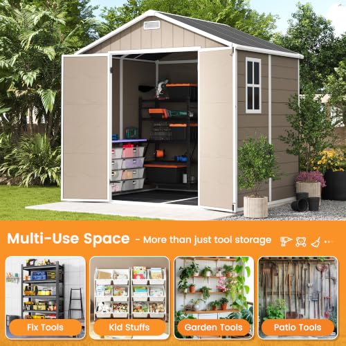 Resin Storage Shed 8 x 6 FT