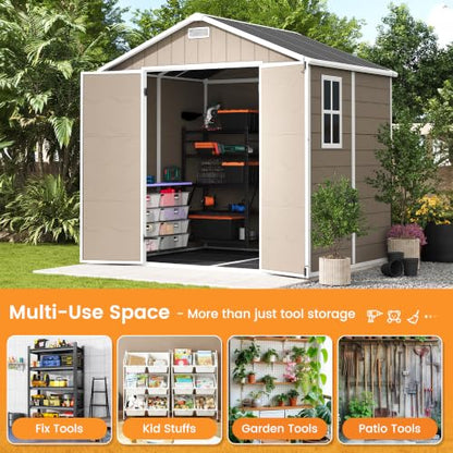 Resin Storage Shed 8 x 6 FT