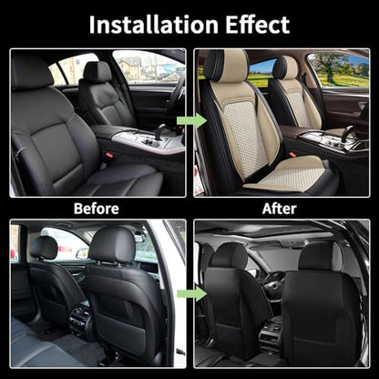 Faux Leather Front Set for Toyota Venza Seat Covers 2009