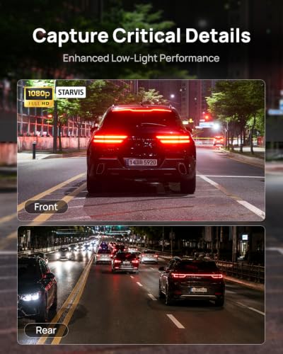DR770X II 1080P+1080P Dash Cam Front and Rear