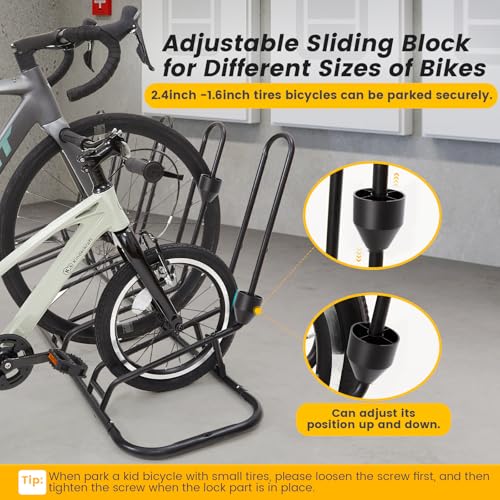 Floor Bike Rack for 5 Bikes