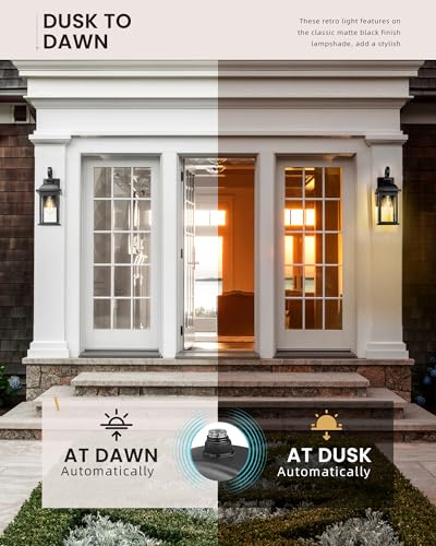 Dusk to Dawn Outdoor Wall Sconce