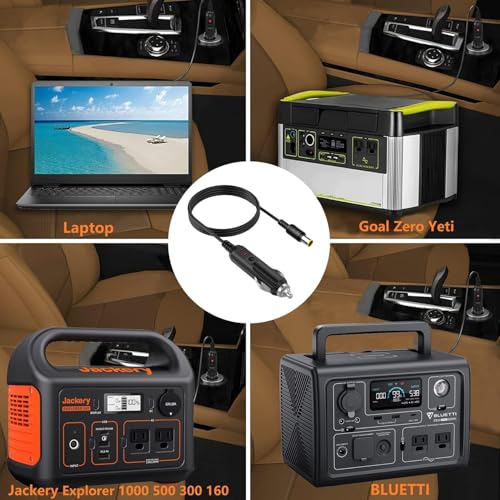 Car Charger Power Adapter Compatible with BLUETTI Car Charging Cable EB3A