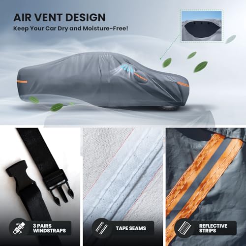 Waterproof Benz CLK 200 280 320 350 430 500 Car Cover with Breathable Vents