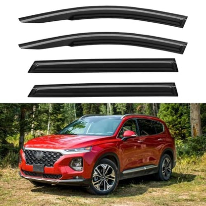 Window Visors Rain Guards for 2019 2020 2021 2022 2023 Hyundai Santa Fe