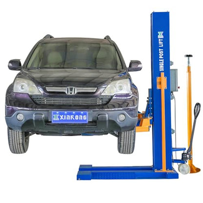 Mobile Car Lifts 6200 lb Capacity Single Post Lift 6200 220V