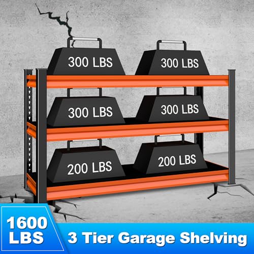 3 Tier Garage Shelving Heavy Duty