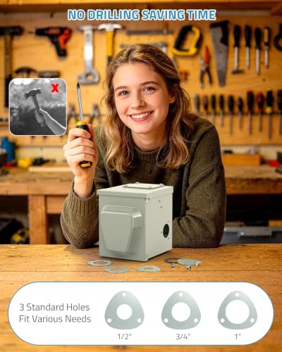 50 Amp EV Power Outlet Box