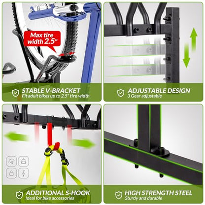 2 Bikes Floor Stand (218.24 Ounce)