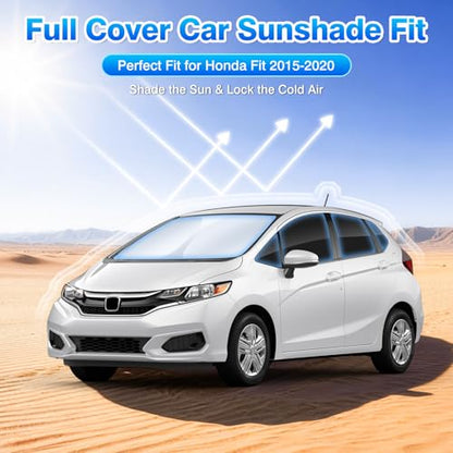 Windshield Sun Shade for Honda Fit 2015 (10 Count)