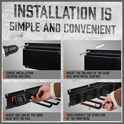 64 Inch Heavy Duty Garage Organization Rack