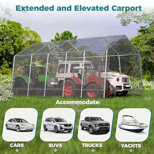 13x20 FT Heavy Duty Carport