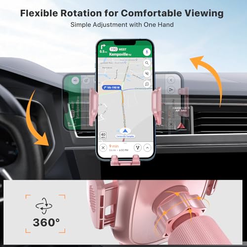 Phone Holders for Your Car with Metal Hook Clip