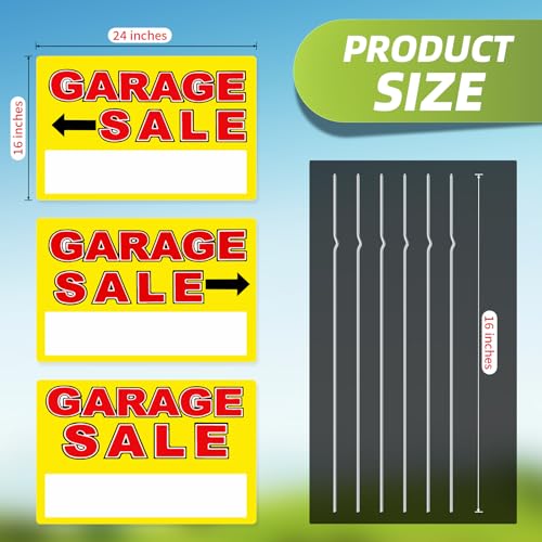 Garage Sale Sign (3 Count)