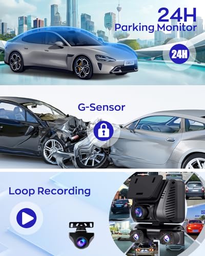 4K Dash Cam 360° View
